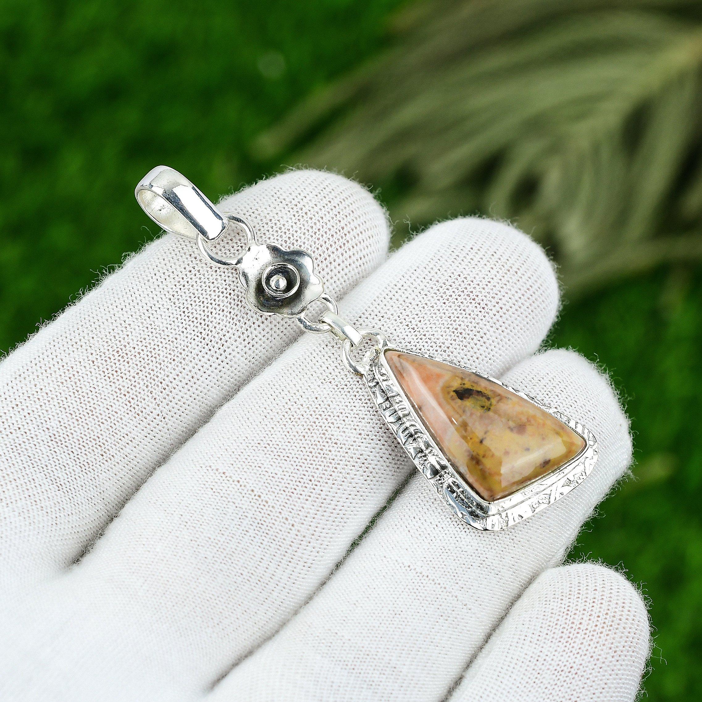 

Mothers day Sale 925 Silver Mookaite Gemstone Sister Unique Birthday New Pendant
