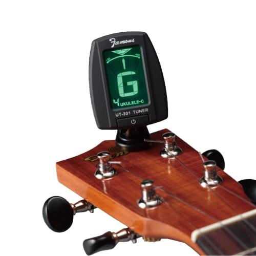 Famous FS-11G Beginner's Set (4-Piece Classic Set) (Made In Japan, Cherry Wood Soprano Ukulele)