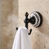 Retro Look Towel Hook Black Bathroom Hook  Bathroom Bedroom Kitchen Laundry Room Entryway
