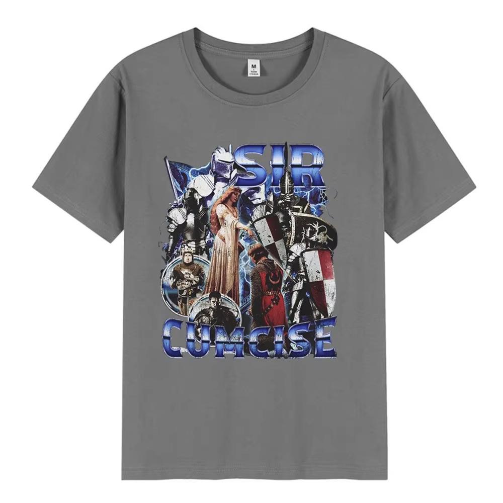 

Sir Cumcise Funny Meme Graphic T Shirt Unisex Women Fashion Vintage Tshirt Cotton Casual Oversized Short Sleeve Tshirt Streetwear S