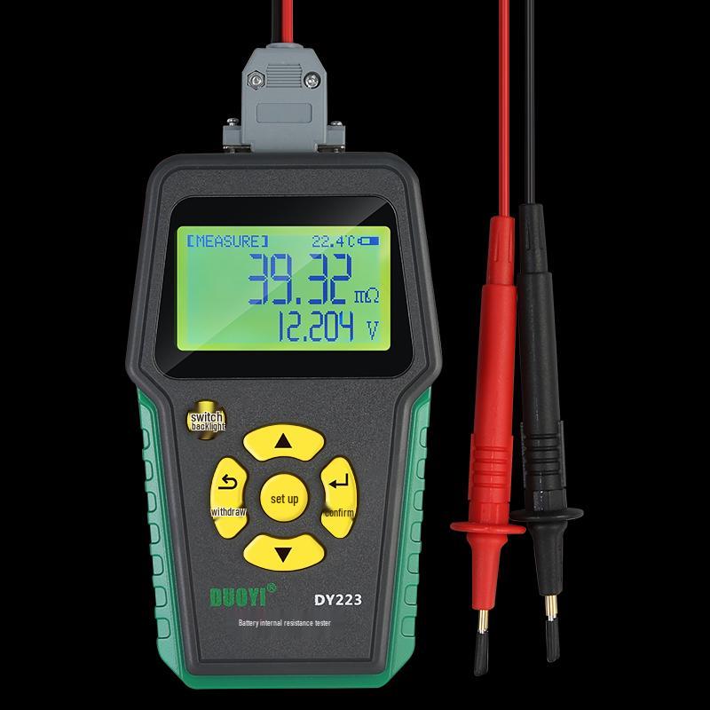 Duo Yi Battery Life & Internal Resistance Tester for Lead-Acid and 18650 Lithium Batteries