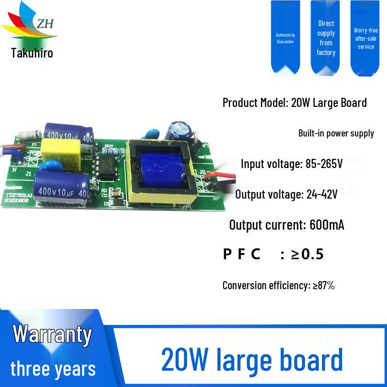 1-50W Flimmerfreier LED-Treiber mit Weitbereichsspannung, Isolierte Stromversorgung