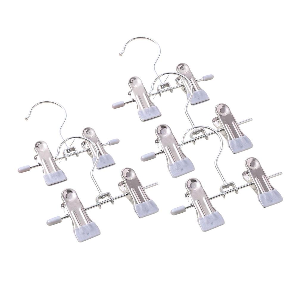 5 Pieces Boot Hangers Clips, Stainless Steel Clothespins, Traceless Clothes Pins Laundry Hooks