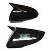 Für Kia Optima K5 2016-2020 Rückspiegelgehäuse Abdeckung Kohlefaser-Muster oder Schwarze Spiegelkappen
