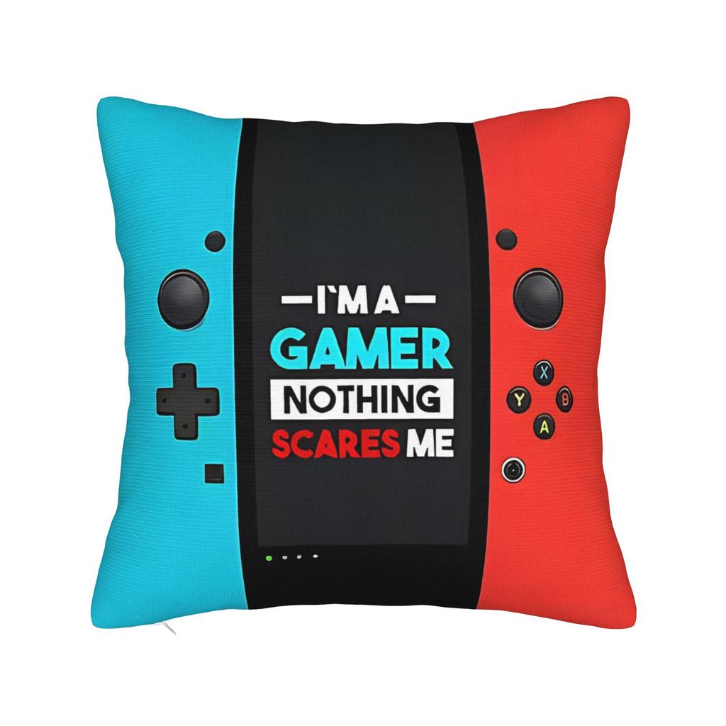 Printing Games Console Handheld Gamer Pillowcase Polyester Cushion Cover Decor Controller Throw Pillow Case Cover Home Zipper