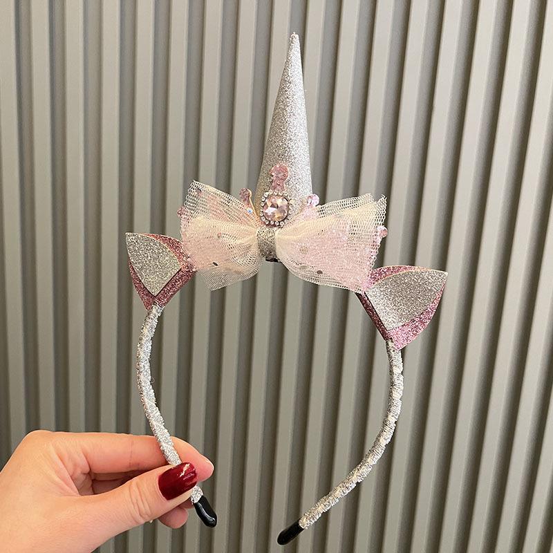Children's Korean Style Hair Accessories: Princess Hair Clips, Baby Headbands, and Unicorn Birthday Party Designs