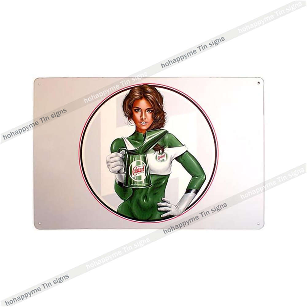 Oil Metal Sign Car Tyres Poster Decorative Garage Bar Club Cafe Man Cave Vintage Wall Art Tin Painting Plaque Home Decor 20x30cm