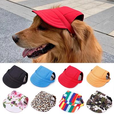 Kulak Delikli Evcil Hayvan Şapkası Büyük Orta Küçük Köpekler İçin Ayarlanabilir Beyzbol Şapkası Yaz Köpek Şapkası Güneş Şapkası Açık Hava Yürüyüşü Evcil Hayvan Ürünleri