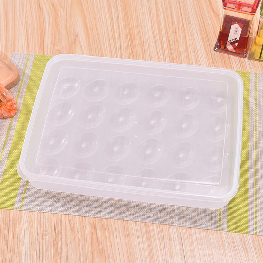 Deviled Egg Containers With Lid,Portable Storage Egg Holder,Stackable Plastic Egg Tray For Kitchen,Fridge,Keep,