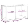 VidaXL TV Cabinet Artisan Oak 60x24x32 Cm Engineered Wood 856727