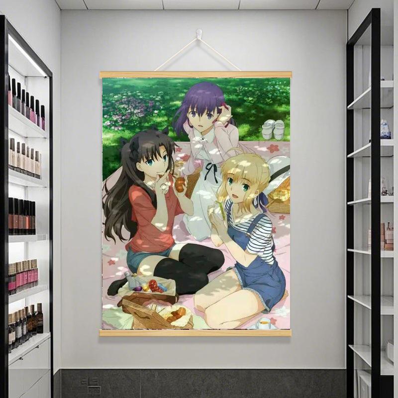 Fate Heaven's Feel Emiya Shirou & Matou Sakura Dorm Room Poster - HD Self-Adhesive Wall Sticker