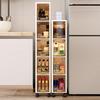 Foldable Storage Cabinet Bathroom Organizer Slim Cabinet Organizer Rack Pantry Cabinet Storage