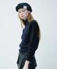 Yusentig Mock Neck Color Block Knit Pullover Ak4Ap64023