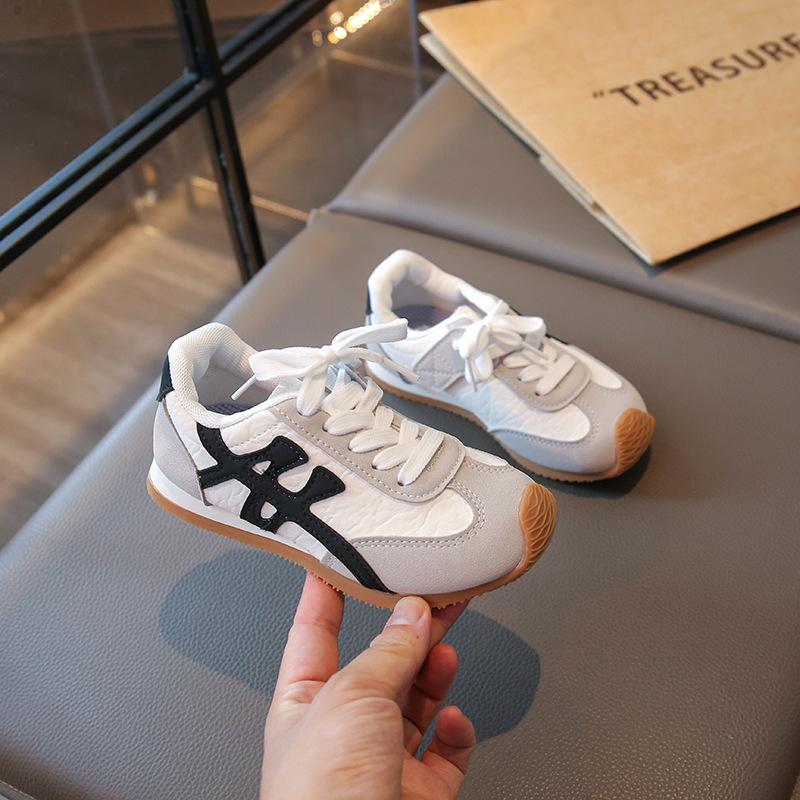 Children's Forrest Gump shoes 2025 new girls breathable casual shoes spring and autumn boys sports shoes medium and older children's net shoes