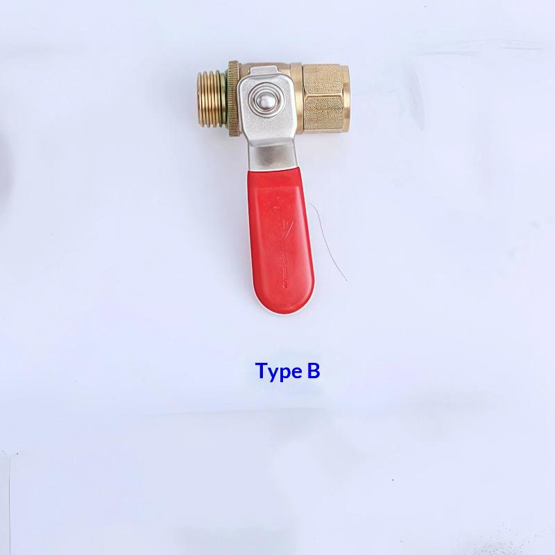 Heavy Duty Brass Steel Ball Valve Leakproof Non Slip Handle Gas Water Fitting For Garden Irrigation Agricultural Spraying Hoses