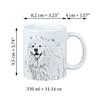 Samoyed, Bjelkier, Samoiedskaya Sobaka - Cup with a Dog, Cute Cup with Graphics, a Gift with Your Photo from the Art-Dog Brand