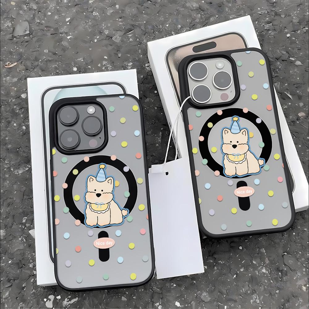 Magnetic Phone Case for iPhone  11 12 17 14 15 Pro Max 15 14 16 Pro13 14 15 16 Shockproof Case Mag-Safe Magnetic Ring Back Cover