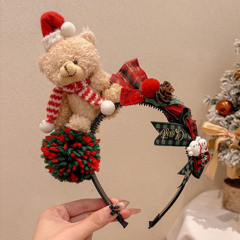 Mori Style Reindeer Antler Headband & Hair Clip - Cute Christmas Festival Accessory
