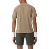 Men's ASICS T-Shirts Men's Taupe Crew Neck Moderate