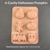 Halloweenová série Silikonové formičky Dýňová hlava Netopýr Čarodějnický klobouk Fondant Cukroví Ledová mřížka Čokoládová forma Pudink Dortová dekorace