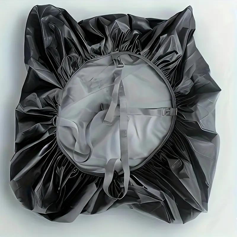 

1 шт. Водонепроницаемый и ветрозащитный набор подносов для улицы с ремешками, эластичный и прочный чехол для подноса, подходит для смешанных игровых подносов 70-100 см чёрный