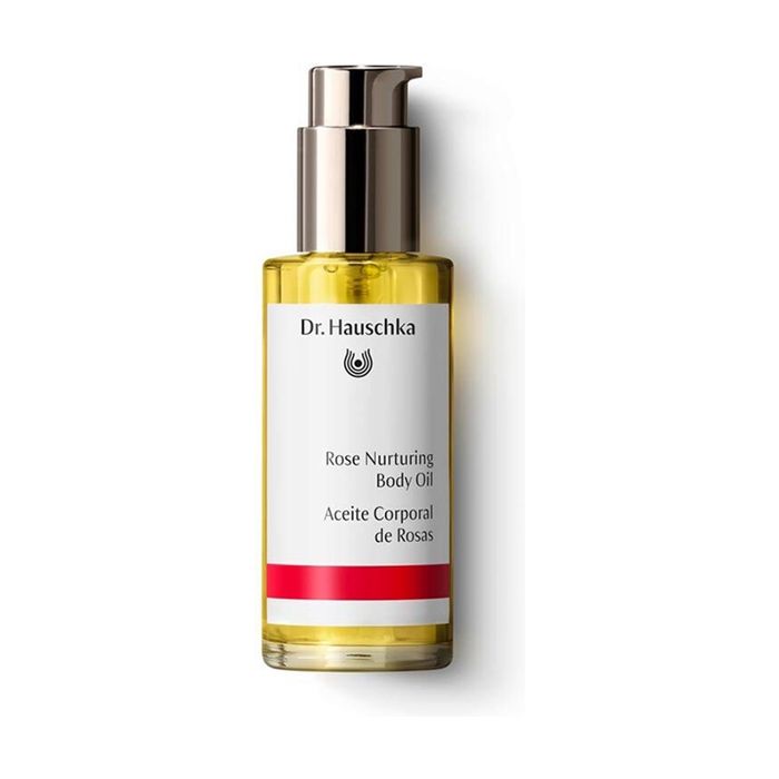 DR. HAUSCHKA - Tělový olej s okvětními lístky růže 75 ml oleje