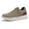 Scarpe Casual Comode da Uomo Estive Sneakers da Esterno in Rete Non in Pelle Traspiranti per Piedi Grandi alla Moda Stile Britannico Taglie Forti