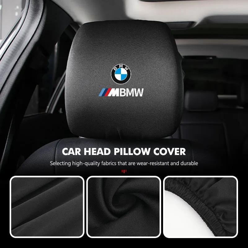 Autocollant de Voiture 2025 Siège Auto Chaud Appui-tête Oreiller de Nuque Housse de Protection Anti-poussière Pour BMW G30 G20 M3 M5 E91 E92 E93 E36 E70 X3 X4 X5