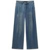 EICHITOO Women's Fashion Wide-Leg Denim Jeans