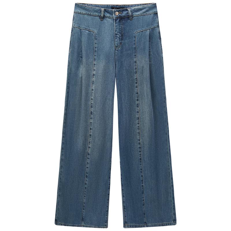 EICHITOO Women s Fashion Wide-Leg Denim Jeans L