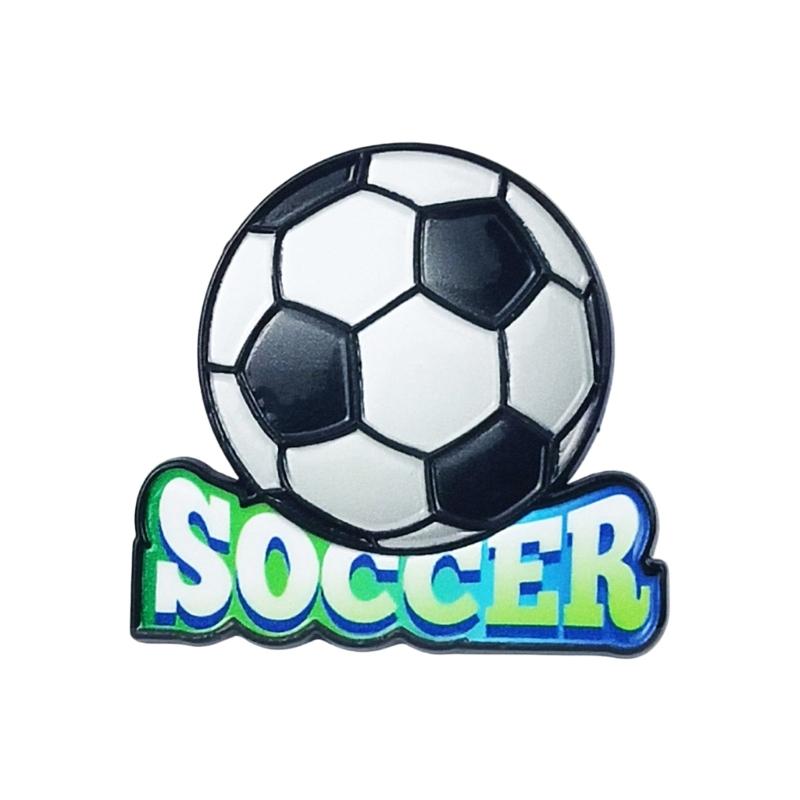 Handmade 3D Soccer Event Football Enamel Pin Zinc Alloy Brooch For Fan Collectors And Fashion Accessories