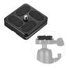 40*38mm Size Aluminum Alloy Universal Quick Release Plate D 40T QR Plate with 1 4 Inch Screw for Arca Swiss Benro