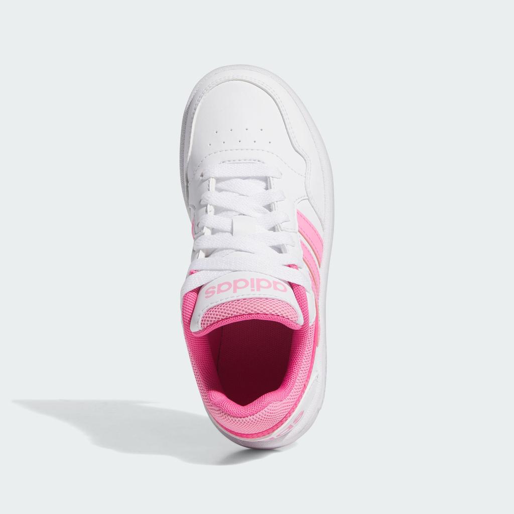 Adidas Hoops 3.0 Low top Children's Basketball Shoes White/Blessing Pi