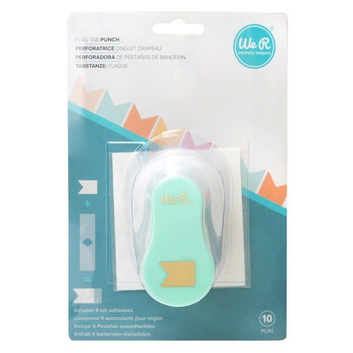 You do it Decoratieve Pons - We R Memory Keepers - 60000545 - Ponsvlag - Blauw - Wit