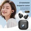 M67 True Wireless Clip-On Bluetooth Earbuds with Ultra-Long Battery Life, Charging Case, and Digital Display