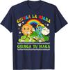 Funny Retro Chinga La Migra Chinga Tu Maga TShirt Woman Man Cotton Clothes Camisetas Ropa Hombre Casual Style Fashion Tops Tee
