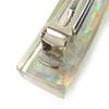 Great CHANEL Hologram Prism Logo Barrette Hair Clip Hair Accessory clear 97P Used