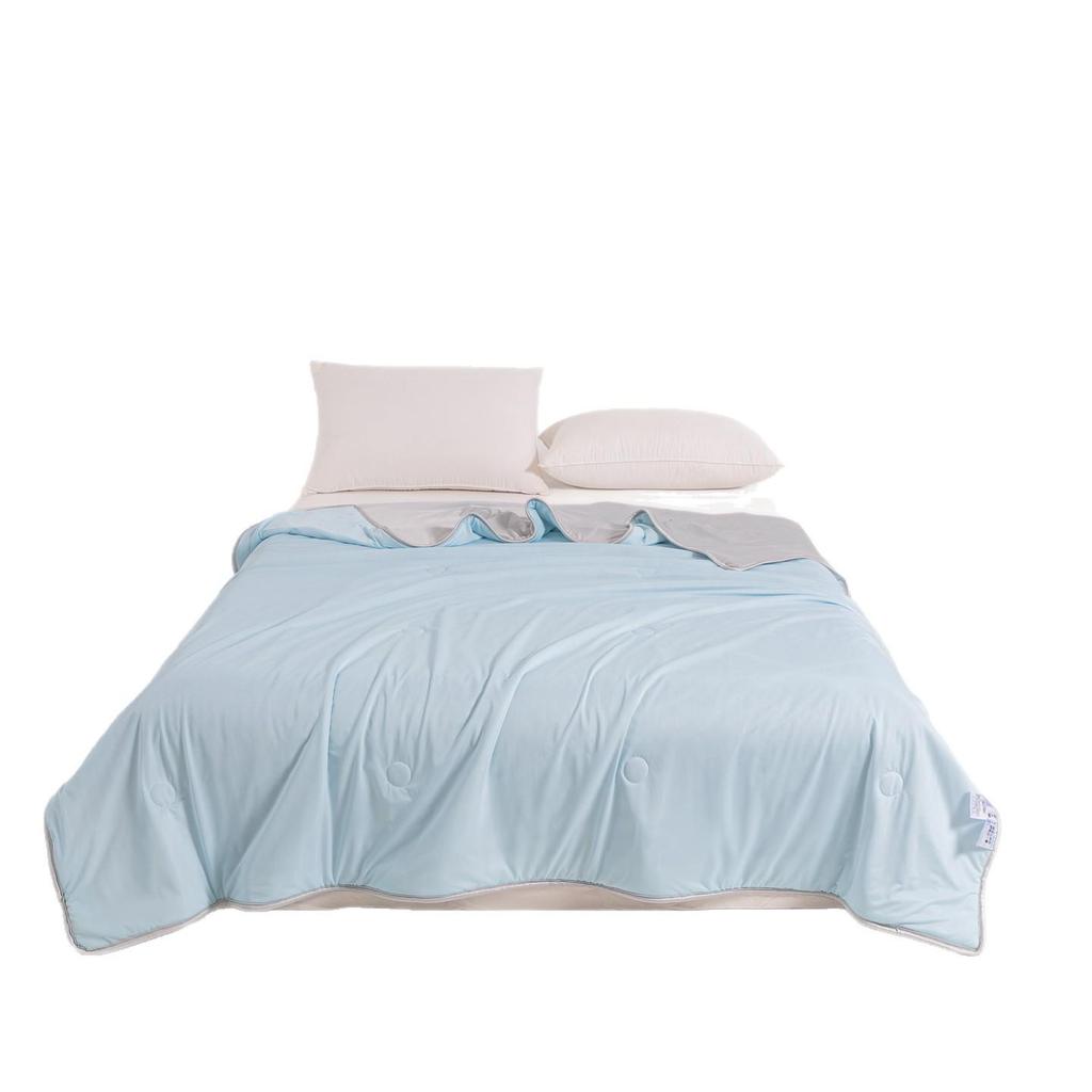 Class A Double-Sided Silk Cooling Summer Quilt – Solid Color Thin Ice Cream Air Conditioning Cover