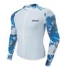 Mens UV Protection Rash Guard Set Long Sleeve Top Full-Length Pants Quick Dry Wetsuit Surfing Snorkeling Swimming