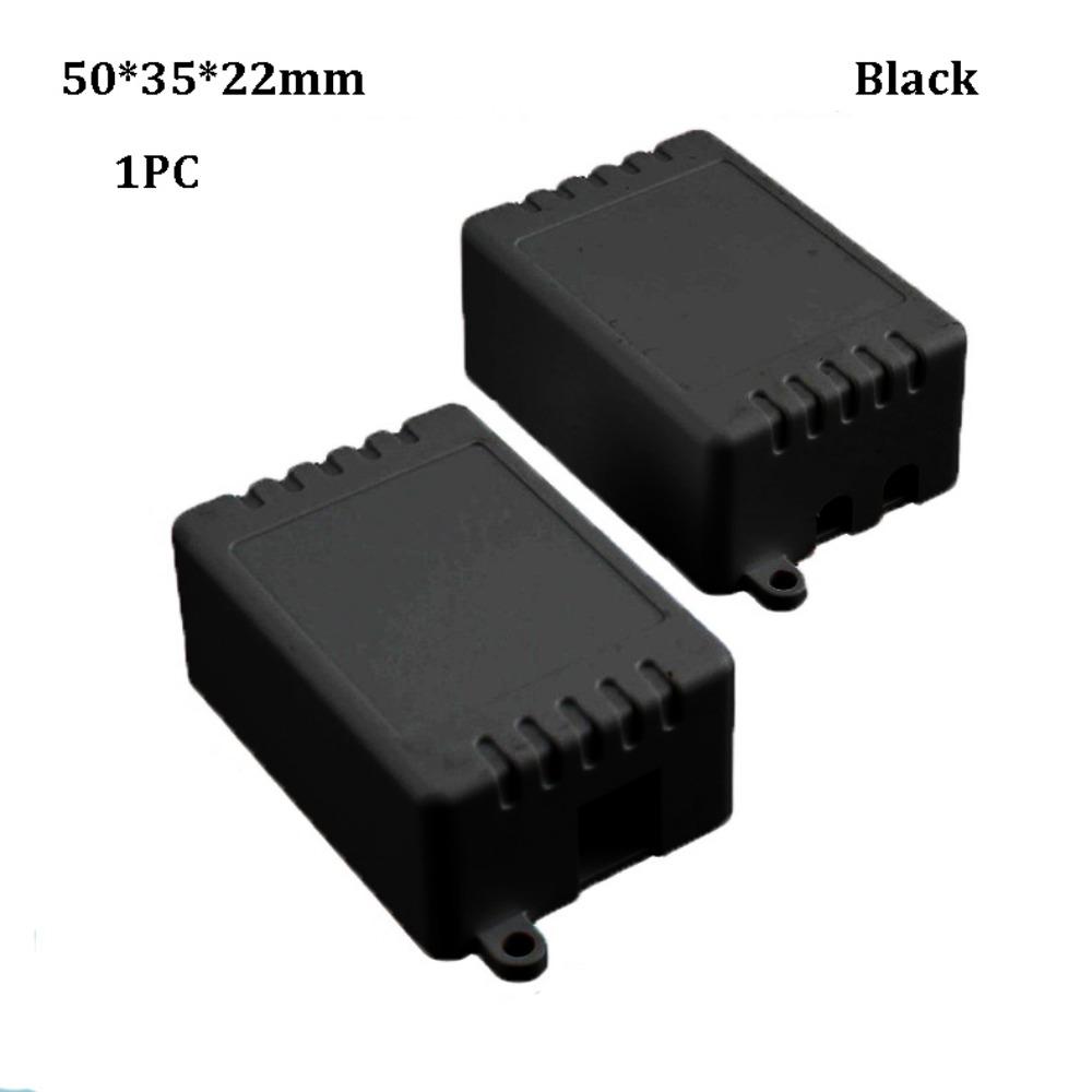 Black Storage Case ABS Plastic Housing Instrument Case Project Enclosure Boxes  Electronic Supplies