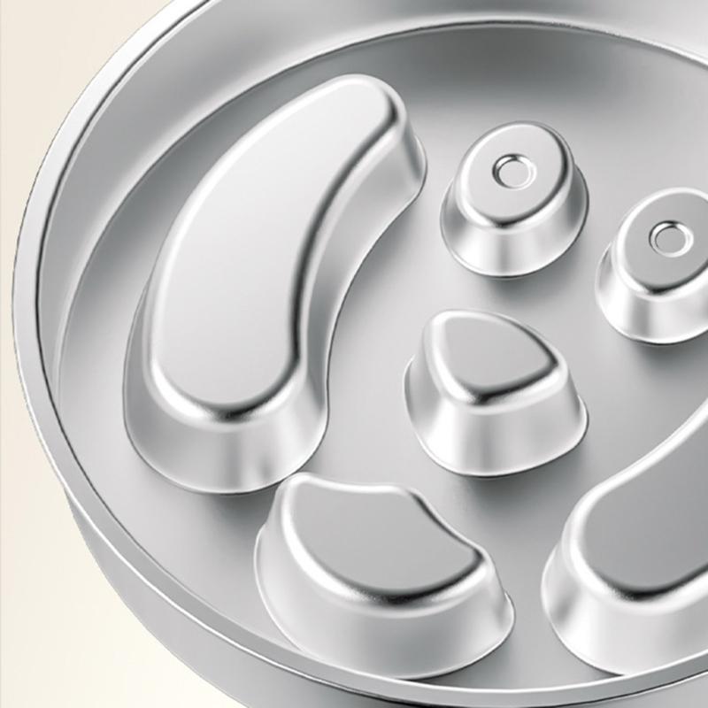 Slow Feeder Dog Bowl,Slow Feeder Stainless Steels Metal Dog Dish to Slow Eating Slow Feeding Dog Bowl for Small Breeds