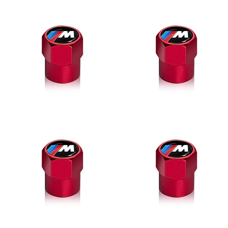 For BMW E34 E394Pcs Car Wheel Tire Valve Caps Air Stem Covers Accessories For BMW M E46 E39 E70 F10 F20 F30 X5 X6 X1 M3 M5 M6 E71 F01 F02 F87