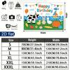 Party Backdrop Flat Banners Duck Rabbit Pumpkin Boat Bunting Celebrations Wedding Celebration Photo Booth Front Door Decor