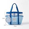 Waterproof Large Capacity Mesh Swimming Bag, Portable Outdoor Beach Tote for Women, Summer Travel Handheld Drainage Purse