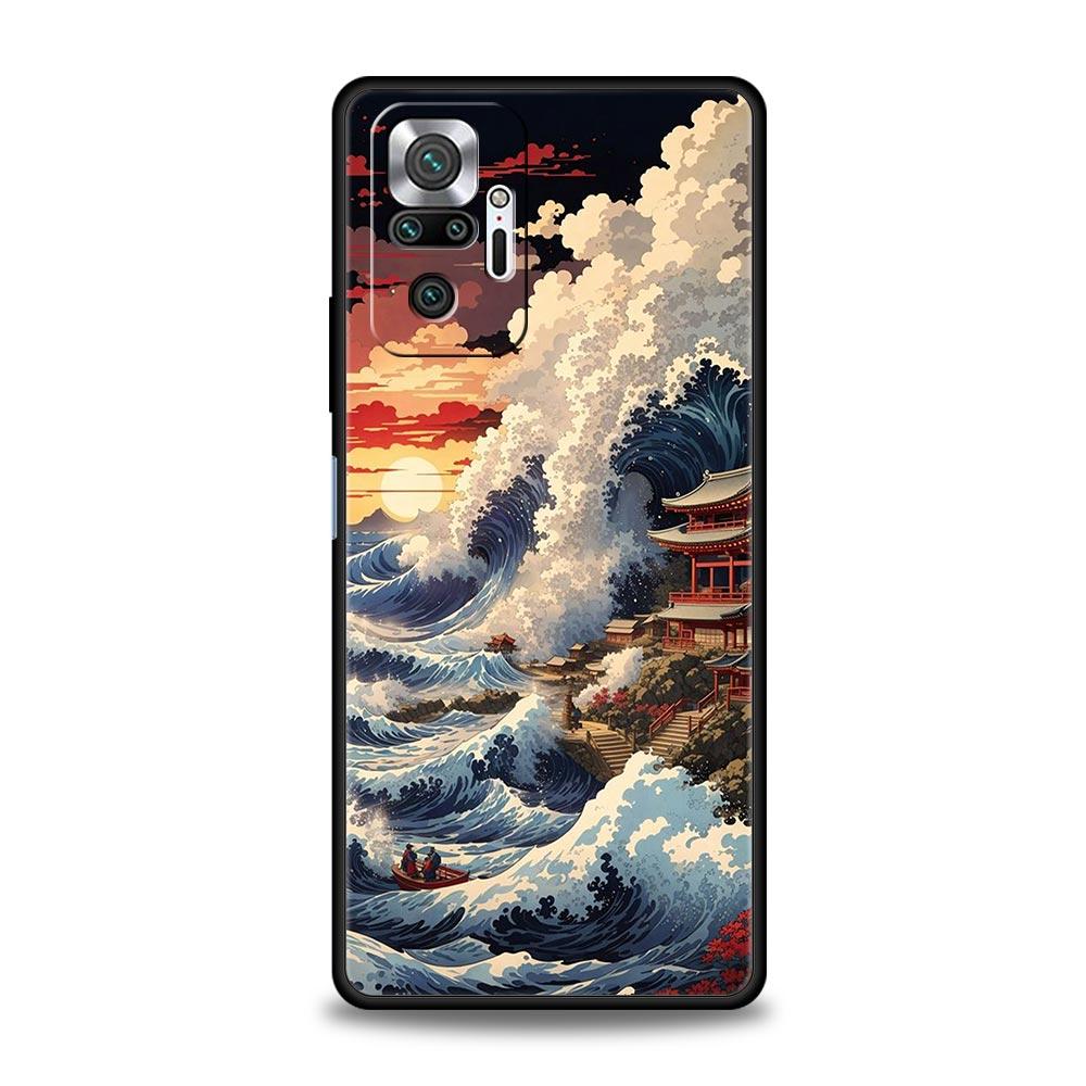 

Japan The Great Wave Of Kanagawa Phone Case For Xiaomi Redmi Note 13 12 5G 11 10 Pro Plus 4G 9S 9 8 7 9T 13C 12C 10C 9C 9A Cover Redmi 13C
