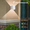 LED Wall Lamp for Indoor and Outdoor, Aluminum Wall Light, Surface Mounted Cube, Garden Porch Wall Sconce, IP65 Waterproof