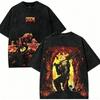 T-shirt Lavata Amante Anime DOOM Abbigliamento per tutto l'anno alta qualità personalità Vestiti Taglie Forti Unisex Nuovo Modello T-shirt per Coppie