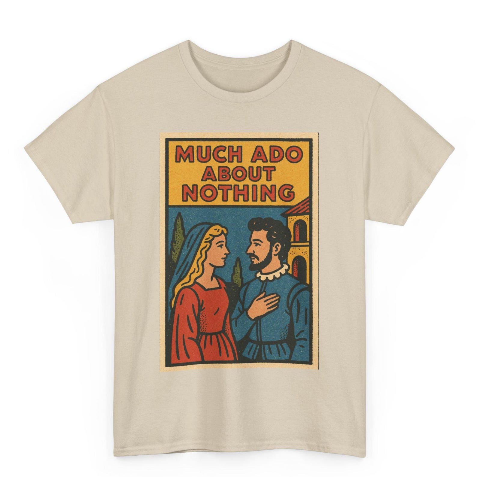 Much Ado About Nothing T-Shirt: Retro Comic Shakespeare Tee 4XL