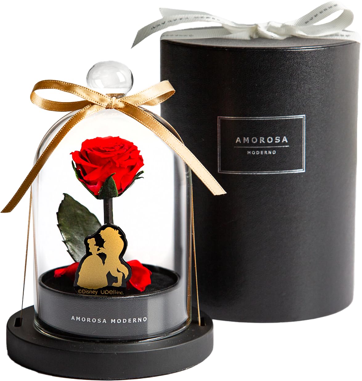

Amorosa Moderno Preserved Flower Little Bell Disney Edition Rose Gift Flower Birthday Wedding Anniversary Proposal Beauty and the Beast Dried Flower