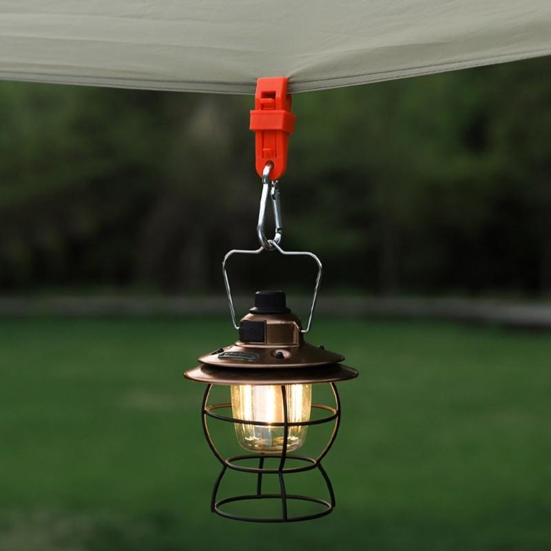 20Pcs Heavy Duty Tarp Clip Lock Grip Clamps Tighten Tent Clip Camping Tarp Fasteners Clip Holder for Cover Awnings